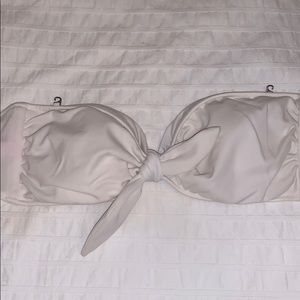 White Victoria’s Secret bathing suit top